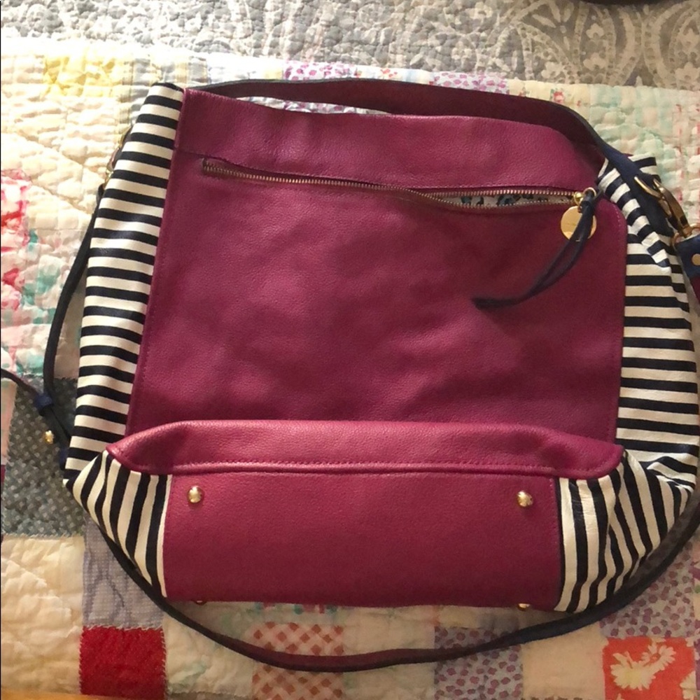 Dimoni leather multicolored handbag